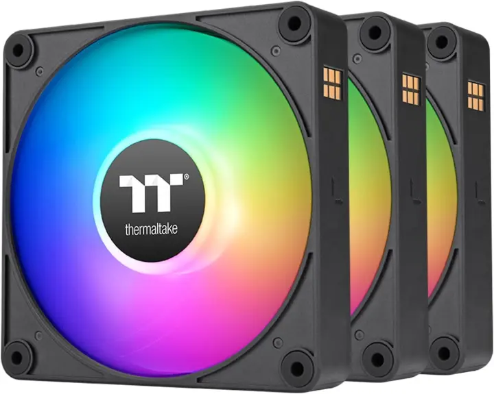 Thermaltake CT120 EX ARGB Sync 120mm Magnetic-Connect Case Fans (3-Pack)